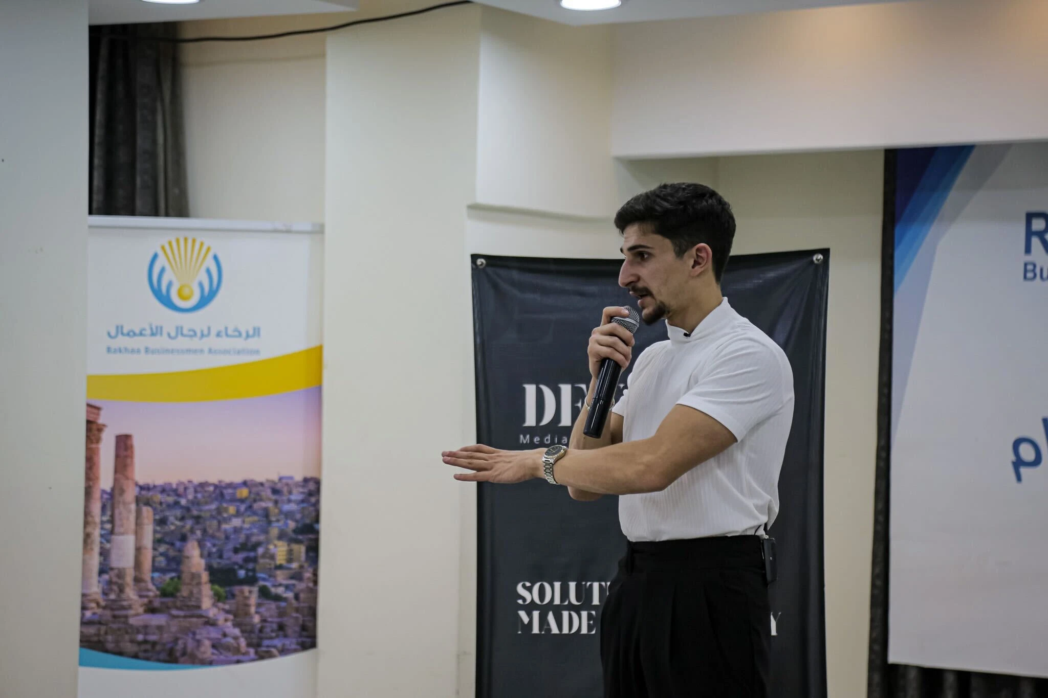Diaa Al-Samhouri Highlights AI Innovation at Rakha Businessmen Association